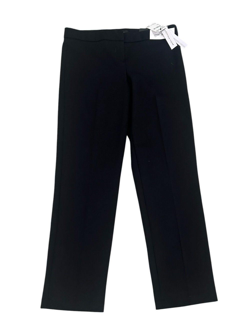 NWT Amanda & Chelsea Alex Black ankle pant stretch comfort waist modern fit sz 8
